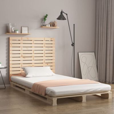 vidaXL Tête de lit murale 146x3x91,5 cm Bois massif de pin