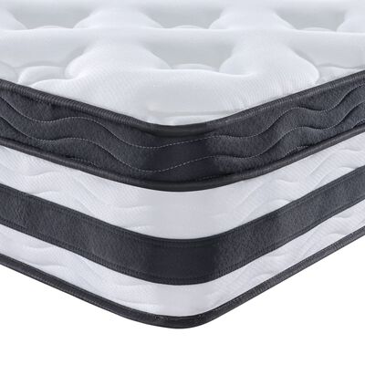 vidaXL Matelas à ressorts ensachés moyen 160x200 cm