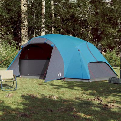 vidaXL Tente familiale Crossvent 8 personnes bleu imperméable