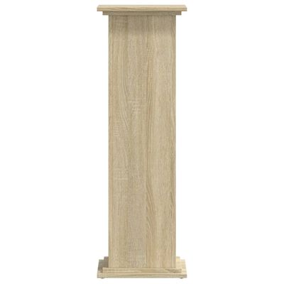 vidaXL Support pour plantes chêne sonoma 33x33x100cm bois d'ingénierie