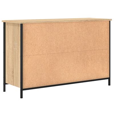 vidaXL Meuble TV chêne sonoma 100x35x65 cm bois d'ingénierie