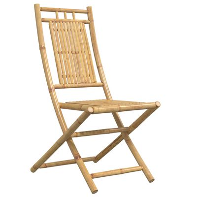 vidaXL Chaises pliables de jardin lot de 4 46x66x99 cm bambou