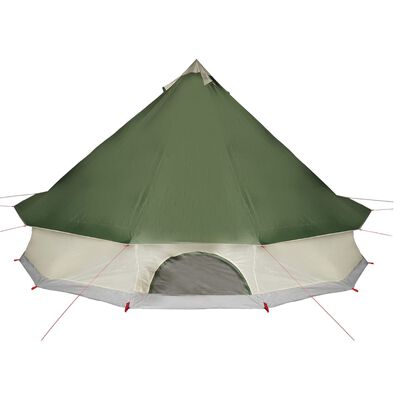 vidaXL Tente familiale tipi 8 personnes vert imperméable