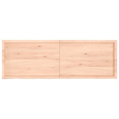 vidaXL Dessus de table 180x60x(2-6) cm bois de chêne massif non traité