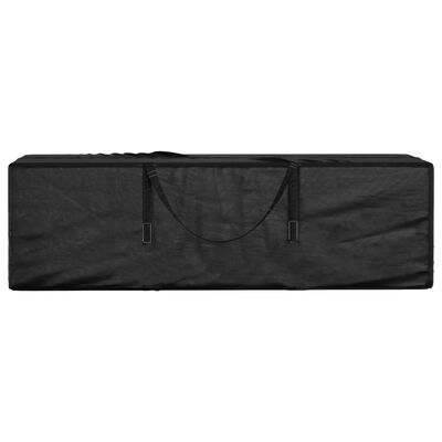 vidaXL Sac de rangement pour coussins de jardin noir 135x40x55 cm PE