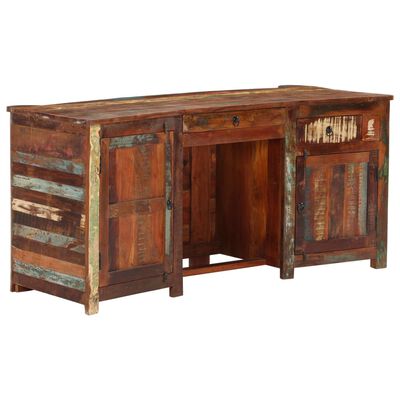 vidaXL Bureau de directeur 170x70x76 cm Bois de récupération massif