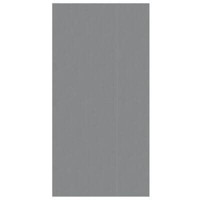 vidaXL Bâche de piscine gris clair 640x321 cm géotextile polyester