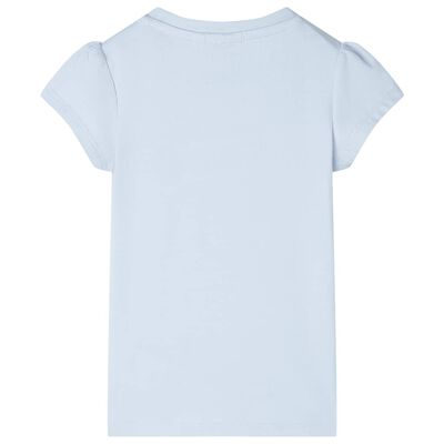 T-shirt pour enfants bleu clair 140