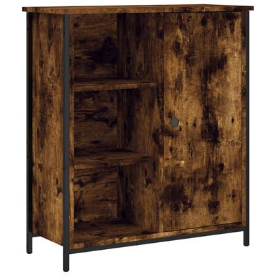 vidaXL Buffet chêne fumé 70x30x80 cm bois d'ingénierie