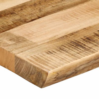 vidaXL Dessus de table bord vivant 100x40x3,8 cm bois de manguier brut