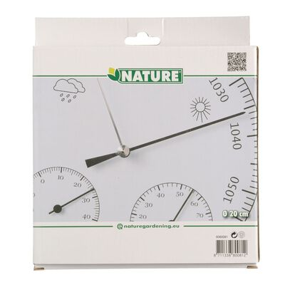 Nature Baromètre 3 en 1 avec thermomètre et hygromètre 20 cm