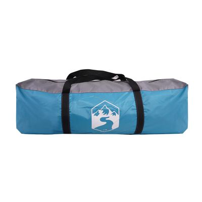 vidaXL Tente de camping tunnel 3 personnes bleu imperméable