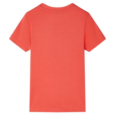 T-shirt pour enfants rouge clair 104