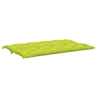 vidaXL Coussin de banc de jardin vert vif 150x(50+50)x7cm tissu oxford