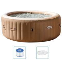 Intex Cuve thermale de massage à bulles ronde PureSpa 196x71 cm