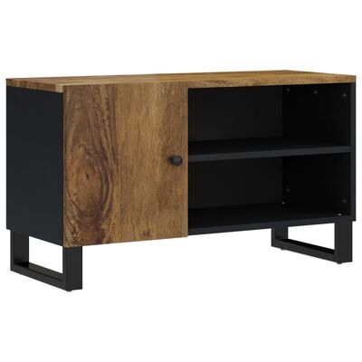 vidaXL Meuble TV 80x33x46 cm bois de manguier et d'ingénierie