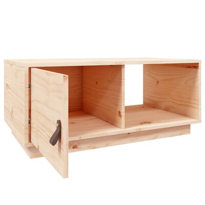 vidaXL Table basse 80x50x35,5 cm Bois massif de pin