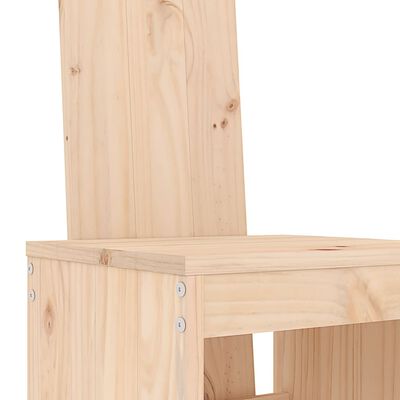 vidaXL Tabourets de bar lot de 2 40x42x120 cm bois massif de pin