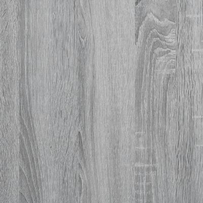 vidaXL Cadre de lit sonoma gris 135x190 cm bois d'ingénierie