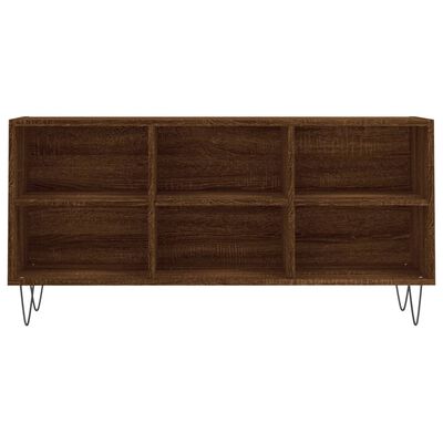 vidaXL Meuble TV chêne marron 103,5x30x50 cm bois d'ingénierie