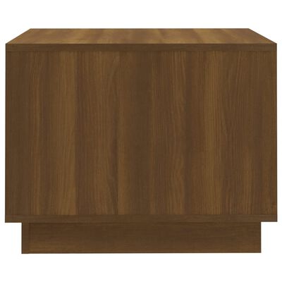 vidaXL Table basse chêne marron 55x55x43 cm bois d'ingénierie