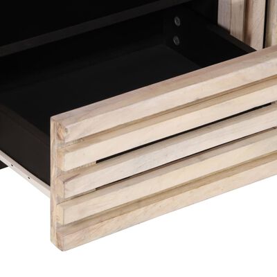 vidaXL Meuble TV 100x34x46 cm bois massif de manguier