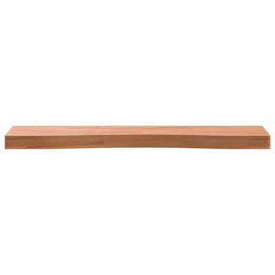 vidaXL Dessus de bureau 80x(36-40)x4 cm bois massif de hêtre