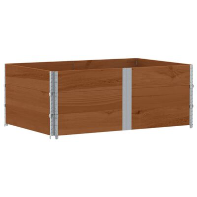 vidaXL Jardinière marron 150x100 cm bois massif de pin