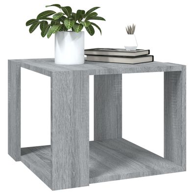 vidaXL Table basse Sonoma gris 40x40x30 cm Bois d'ingénierie