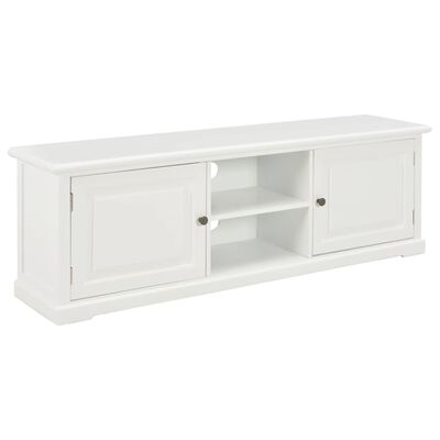 vidaXL Meuble TV Blanc 120x30x40 cm Bois