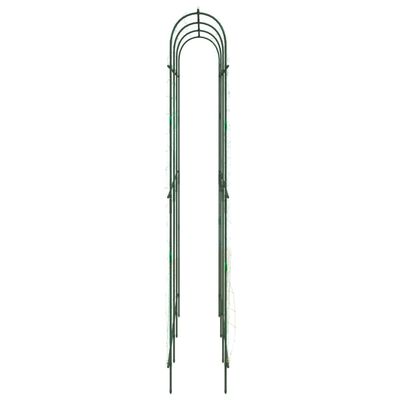 vidaXL Treillis de jardin pour plantes grimpantes forme de U acier