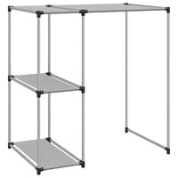 vidaXL Support de rangement sur la machine à laver Gris 87x55x90,5 cm