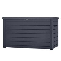 Keter Boîte de rangement de jardin Ontario 870 L Anthracite Ecom