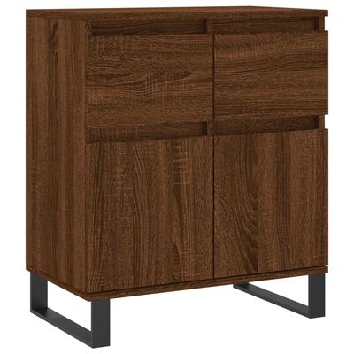 vidaXL Buffet Chêne marron 60x35x70 cm Bois d'ingénierie