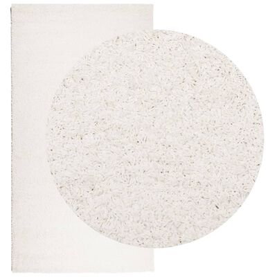 vidaXL Tapis shaggy PAMPLONA poils longs moderne crème 80x150 cm