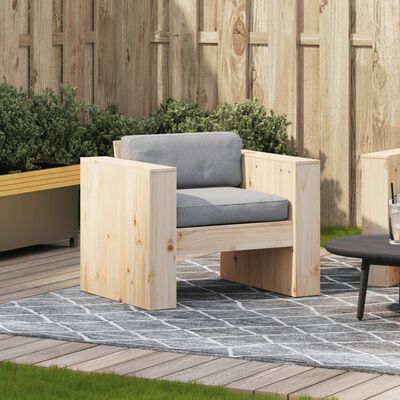 vidaXL Canapé de jardin 79x60x62 cm bois de pin massif