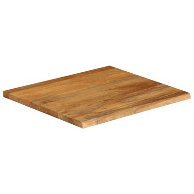 vidaXL Dessus de table à bord vivant 40x40x2,5 cm bois massif manguier