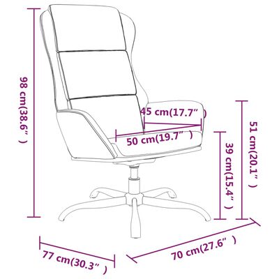 vidaXL Chaise de relaxation et repose-pied Gris foncé Tissu microfibre