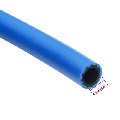 vidaXL Tuyau d'air bleu 0,6" 20 m PVC