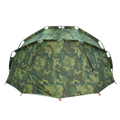 vidaXL Tente de pêche 5 personnes camouflage imperméable