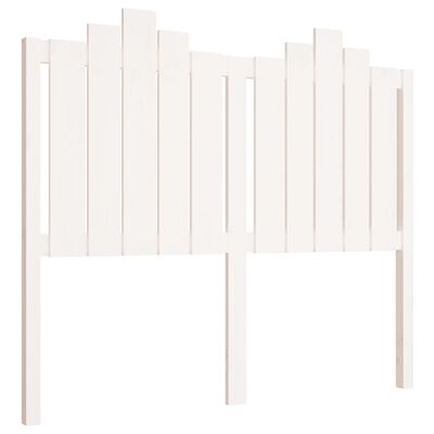 vidaXL Tête de lit Blanc 126x4x110 cm Bois massif de pin