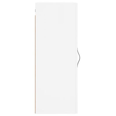 vidaXL Armoire murale blanc 34,5x34x90 cm bois d'ingénierie