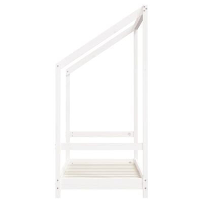 vidaXL Cadre de lit pour enfant blanc 2x(70x140) cm bois de pin massif