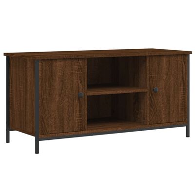 vidaXL Meuble TV Chêne marron 100x40x50 cm Bois d'ingénierie