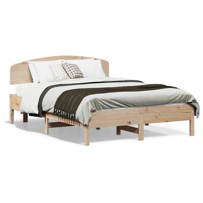 vidaXL Cadre de lit sans matelas 120x190 cm bois de pin massif