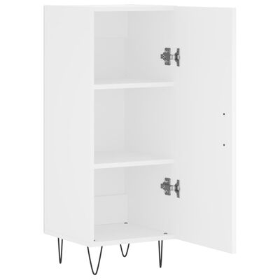 vidaXL Buffet blanc 34,5x34x90 cm bois d'ingénierie