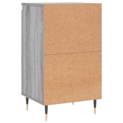 vidaXL Buffets 2 pcs sonoma gris 40x35x70 cm bois d'ingénierie