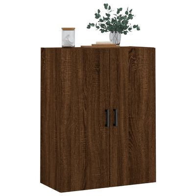 vidaXL Armoire murale chêne marron 69,5x34x90 cm