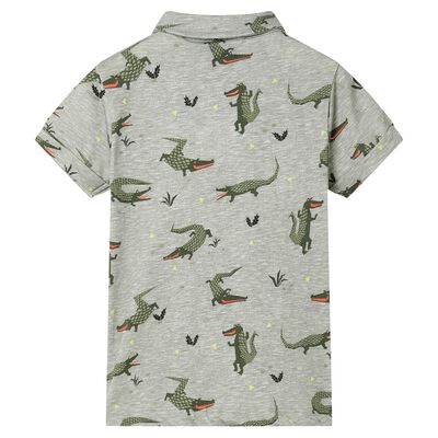 Chemise pour enfants mélange kaki clair 116