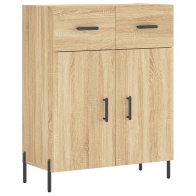 vidaXL Buffet chêne sonoma 69,5x34x90 cm bois d'ingénierie